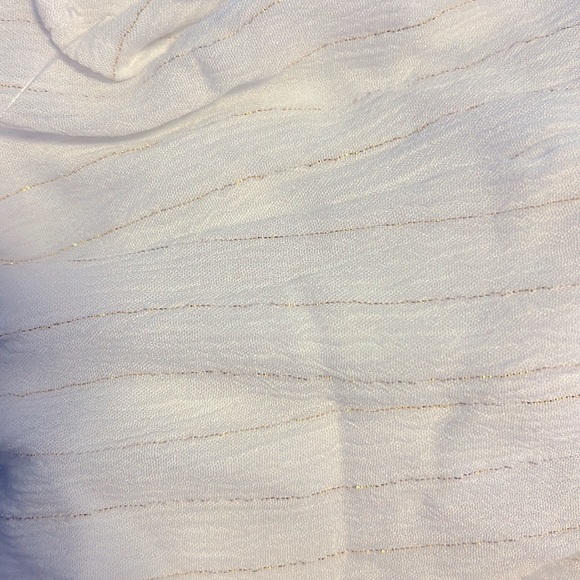 JM Collection Petite Tie-Shoulder Tassel Top - Picture 8 of 9